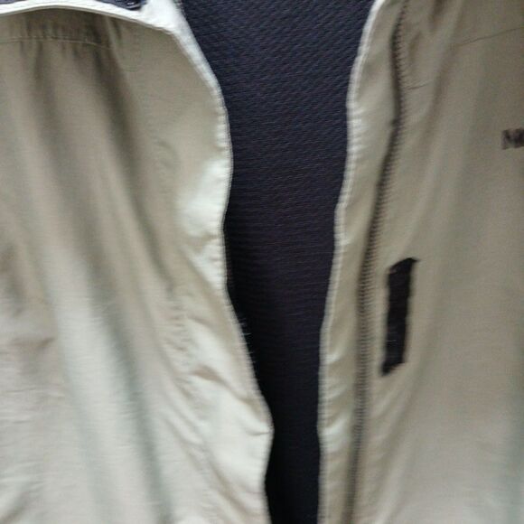 North Face Womens M HyVent Waterproof Jacket Coat Green/Gray  Full Zip Pockets - Picture 6 of 16